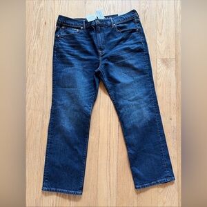 New American Eagle Jeans Mens 36x30 Relaxed Straight Easyflex Denim NWT Stretch